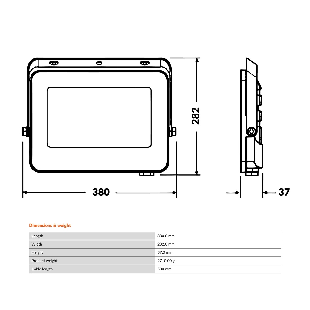 OSRAM LEDVANCE LED ECO FLOODLIGHT 150W 6500K IP65 12750LM 30000 HRS 