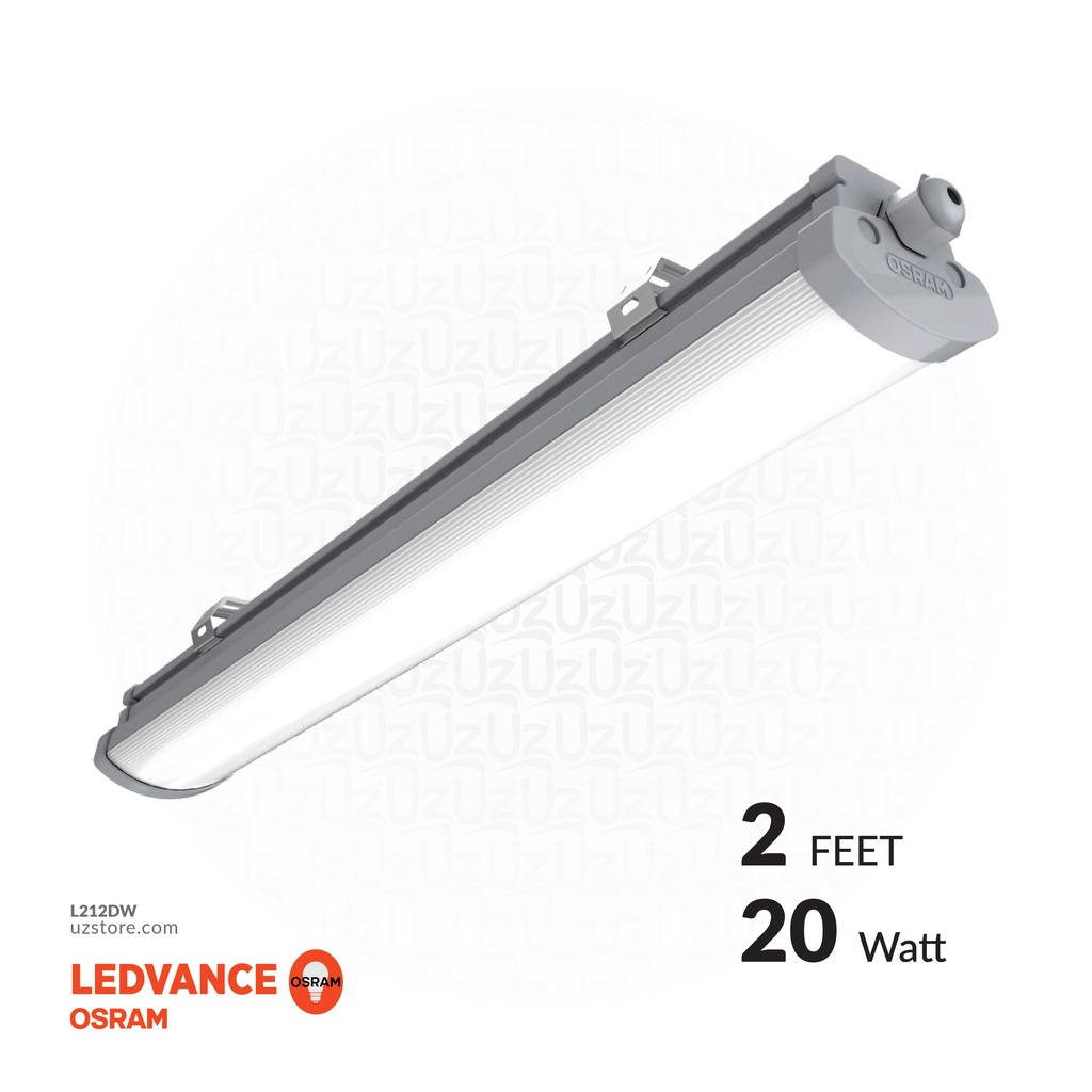 OSRAM ECOFITZ LED WP 2FEET DOUBLE 20W 5700K 12X1 IP65 30000HRS 