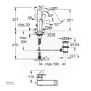 GROHE Allure Brilliant OHM basin L-Size 23109000