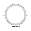 LTF 3W Round Panel light Sigma Daylight