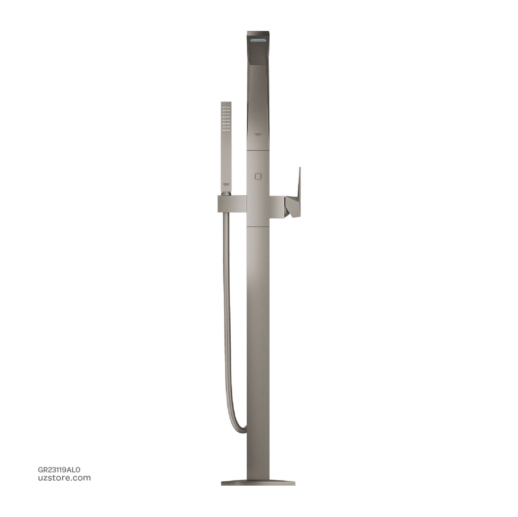 GROHE Allure Brilliant Single-lever bath mixer 1/2" , floor mounted , 23119AL0 , brushed hard graphite