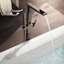 GROHE Allure Brilliant Single-lever bath mixer 1/2" , floor mounted , 23119AL0 , brushed hard graphite