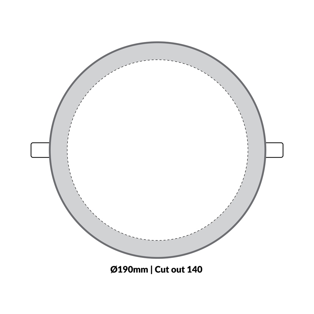 LTF 15W Round Panel light Sigma Warm white