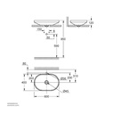 GROHE Airio Vessel basin lozenge 60 , 3996600H , alpine white