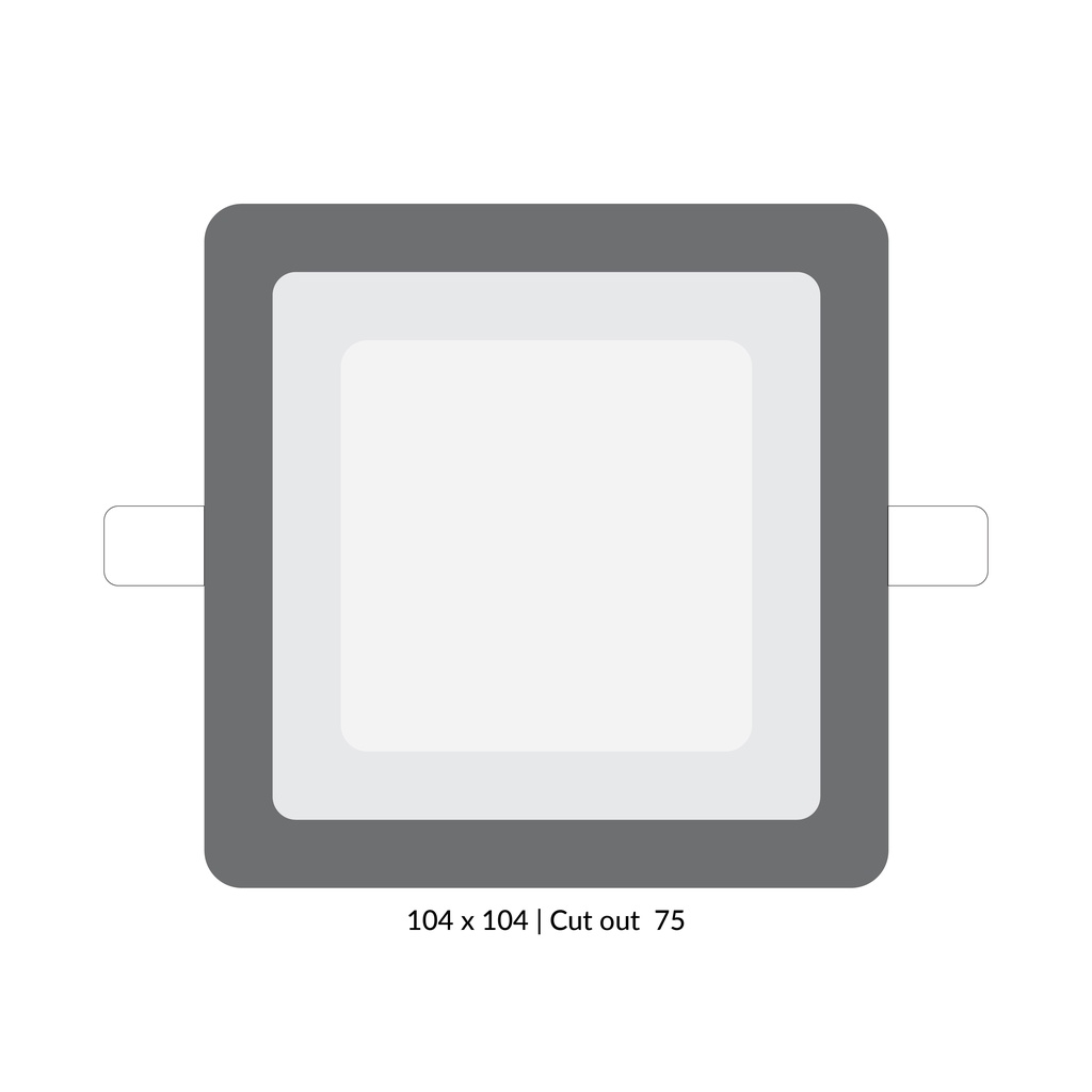 LED spot Light (SAMSUNG 6001B) 3W+2W SQ