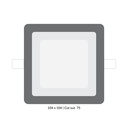 LED spot Light (SAMSUNG 6001B) 3W+2W SQ