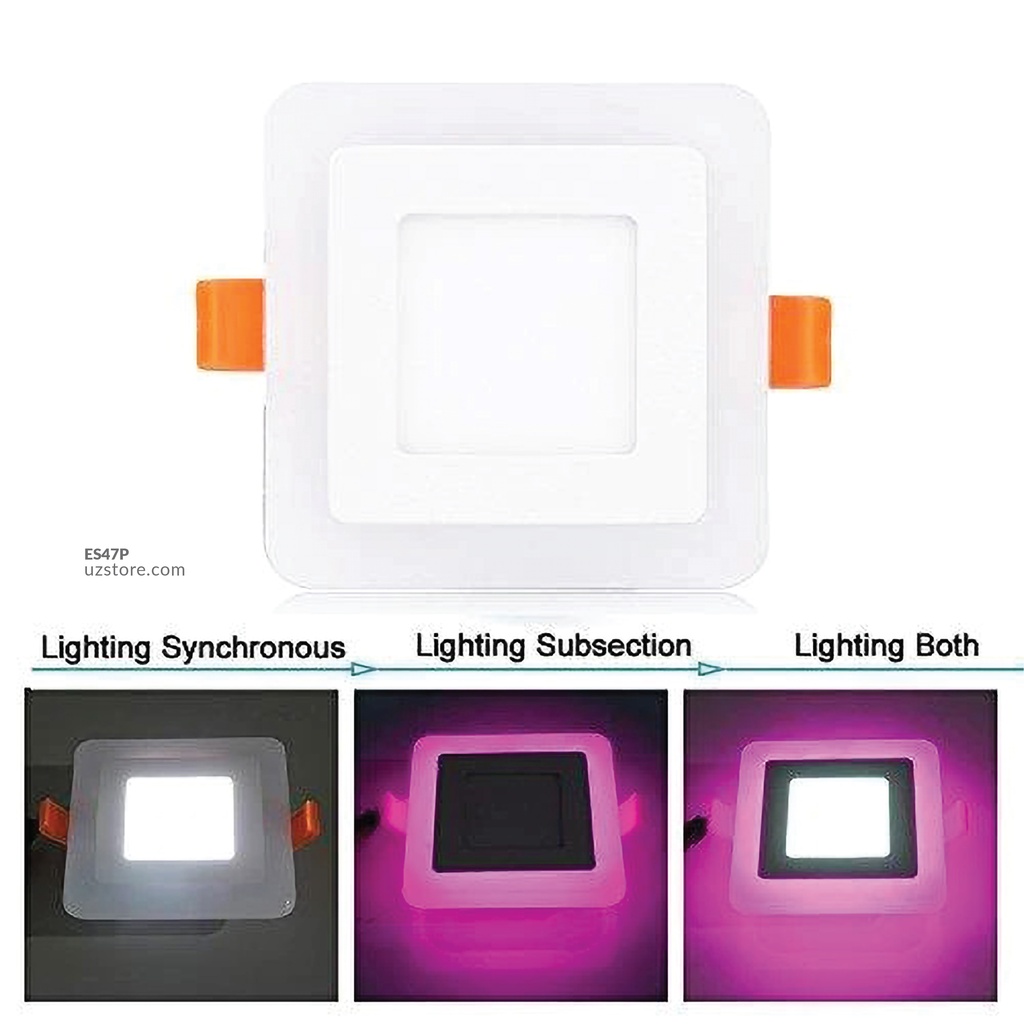 LED spot Light (SAMSUNG 6001B) 3W+2W SQ Pink