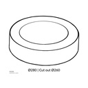 LED spot Light (SAMSUNG 3001R) 24W - Warm White