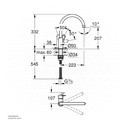 GROHE BauLoop OHM sink C-spout 31368001