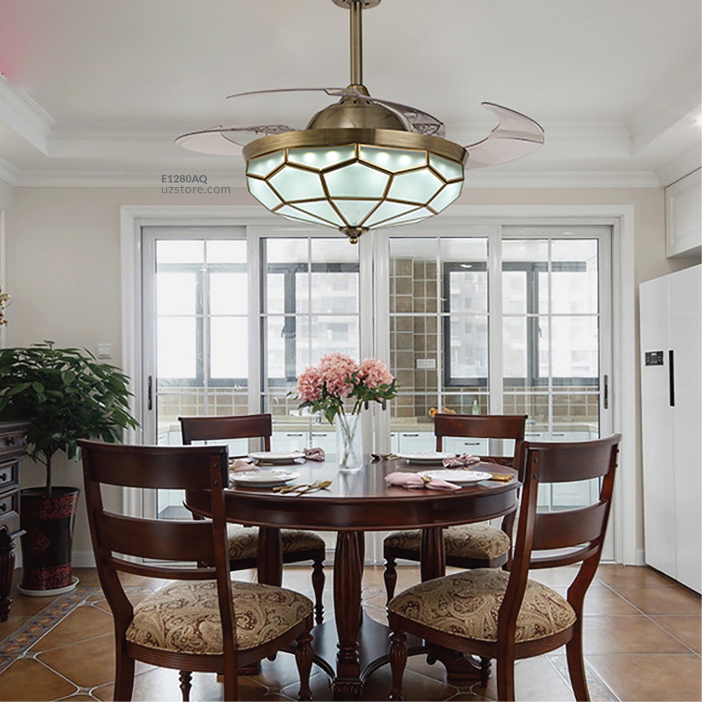 Decorative Fan With LED