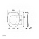 GROHE Bau Ceramic WC seat , 39492000 , alpine white