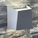 LED Outdoor Wall LIGHT  JKF4905W WW Silver