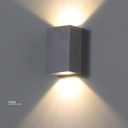 LED Outdoor Wall LIGHT W19 3W WW Silver