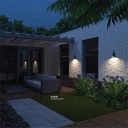 LED Outdoor Wall LIGHT AB-77 WW SILVER