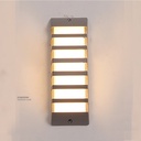 LED Outdoor Wall LIGHT  JKF26/ST3W WH Sliver