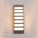 LED Outdoor Wall LIGHT  JKF26/ST3W WW Silver