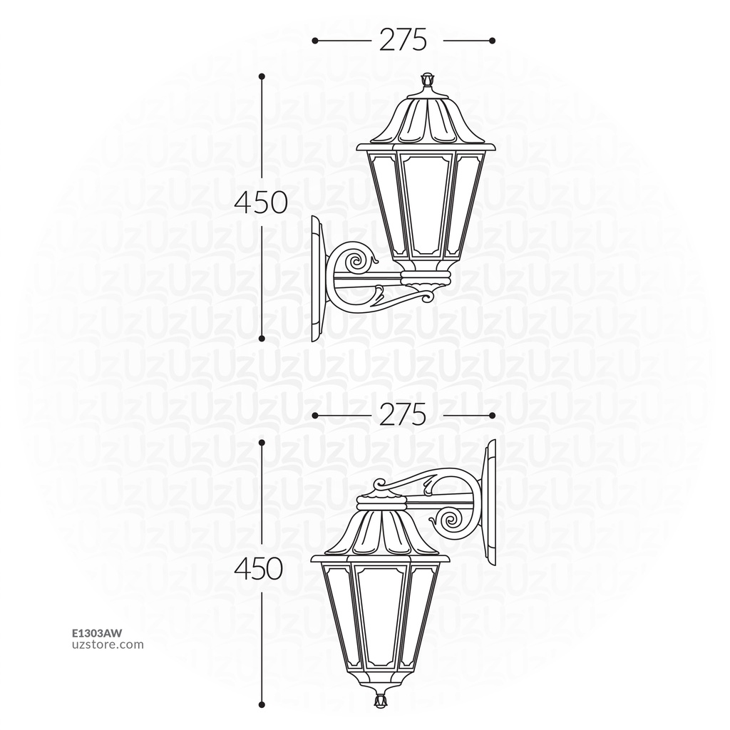 FUMAGALLI BISSO/ANNA WALL CLEAR E27 WH Made in Italy 