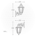 FUMAGALLI BISSO/ANNA WALL CLEAR E27 WH Made in Italy 