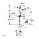 GROHEBauFlow OHM basin L 23753000