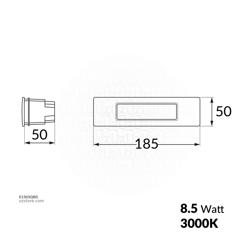 FUMAGALLI NINA 190 OPAL STEP LIGHT R7S 8.5W 3000K GY Made in Italy 