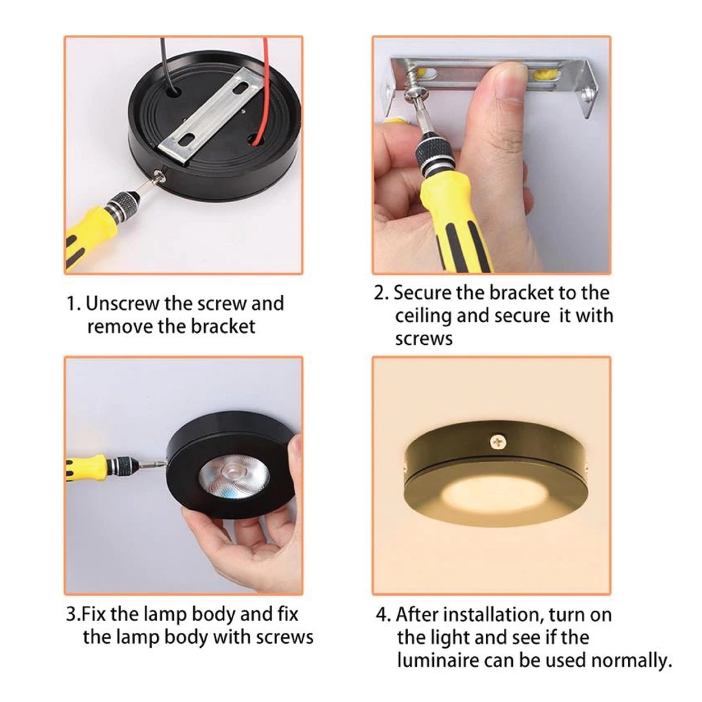 OMEX - Srufac LightLight ROUND 3500k 5W WW