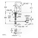 GROHE Essence New OHM basin 5,7l L 32628EN1