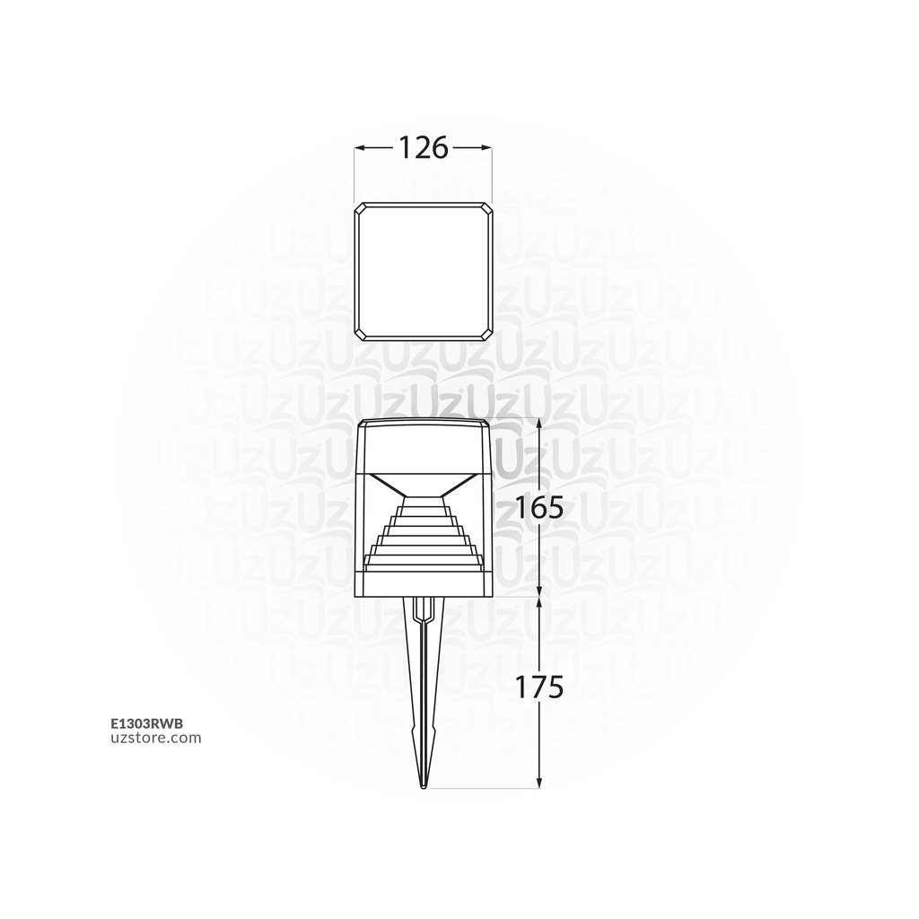 FUMAGALLI EASTER SPIKEL GX53 10W 3000K  BK Made in Italy-  FUMAGALLI