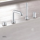 GROHE Essence 4-hole bath combination , 19578001 , chrome