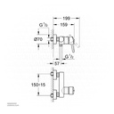 GROHE Concetto OHM shower exposed 32210001