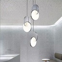 Modern Chrome Hanging Light MD4294 W250*L250*H1500