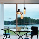 Black + Amber Hanging Light MD3204-3 