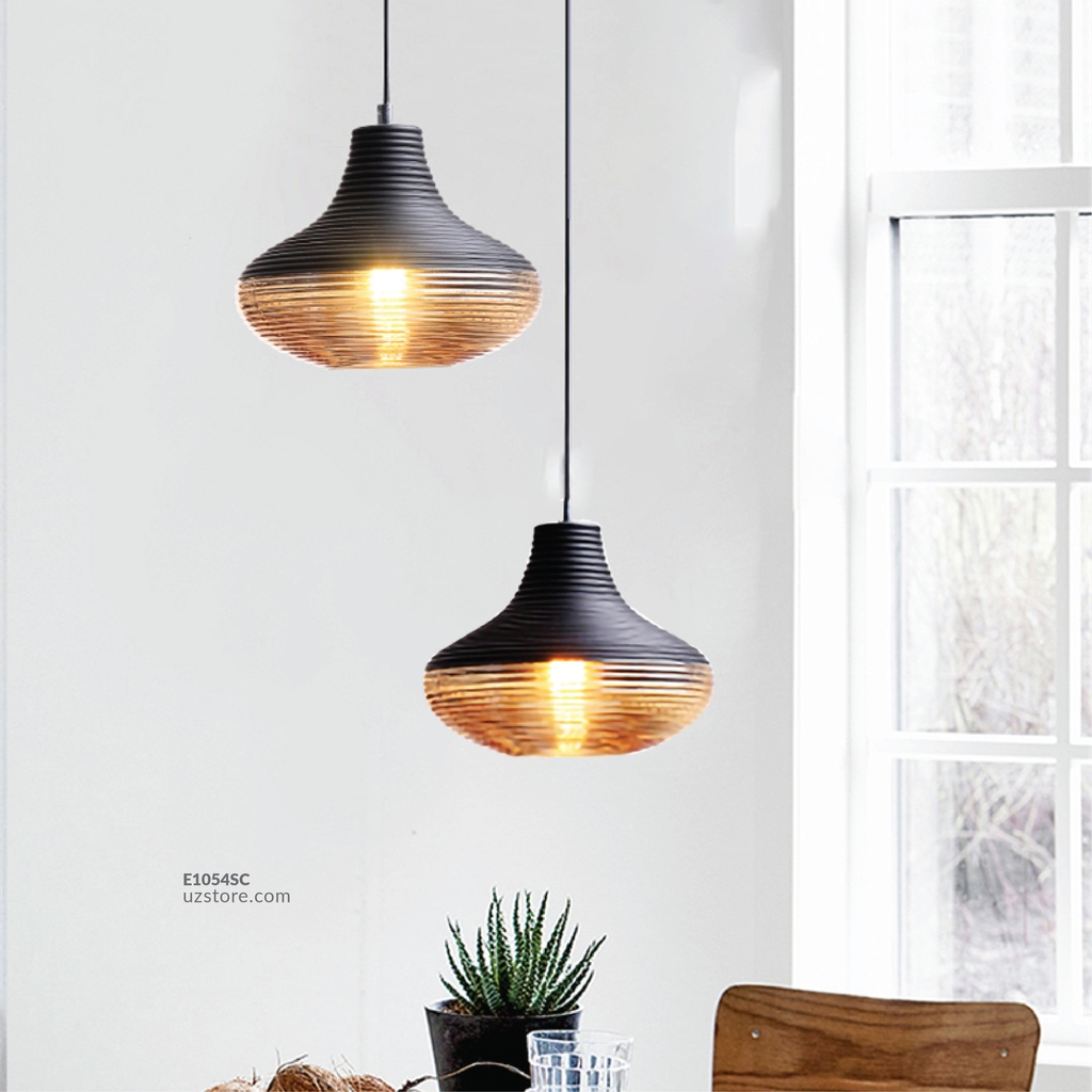 Black + Amber Hanging Light MD3204-C 