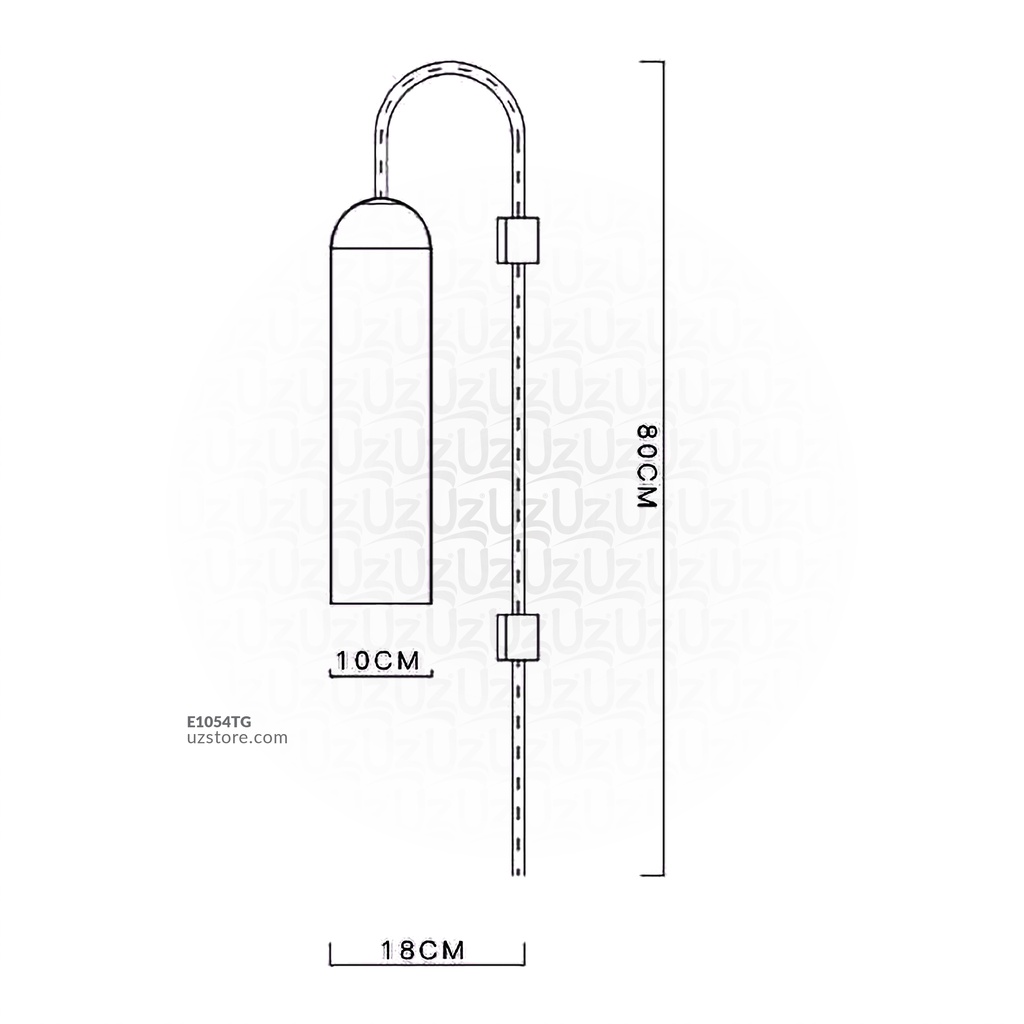 Green Hanging Light MB3165 φ190*H700