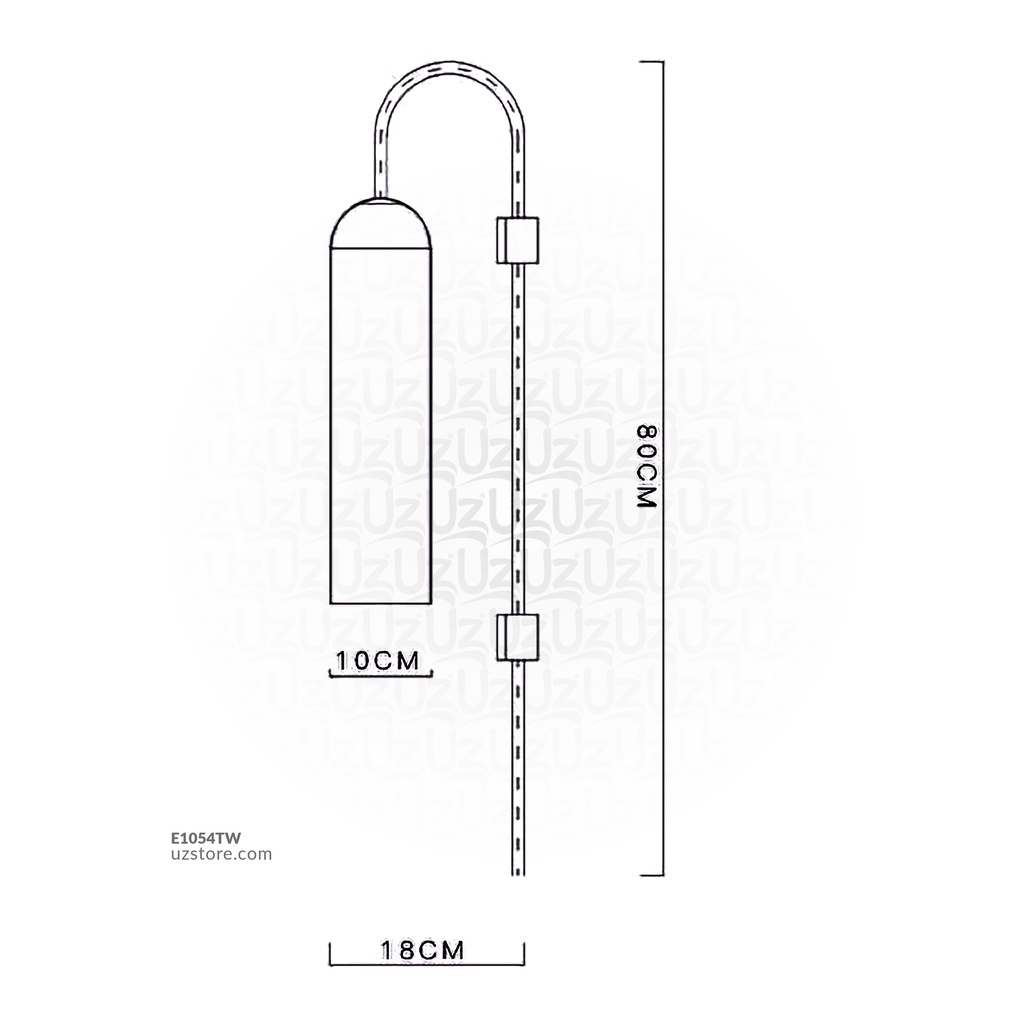 White Hanging Light MB3165 φ190*H700