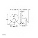 GROHE Essence New OHM trim  3-way 24092DC1