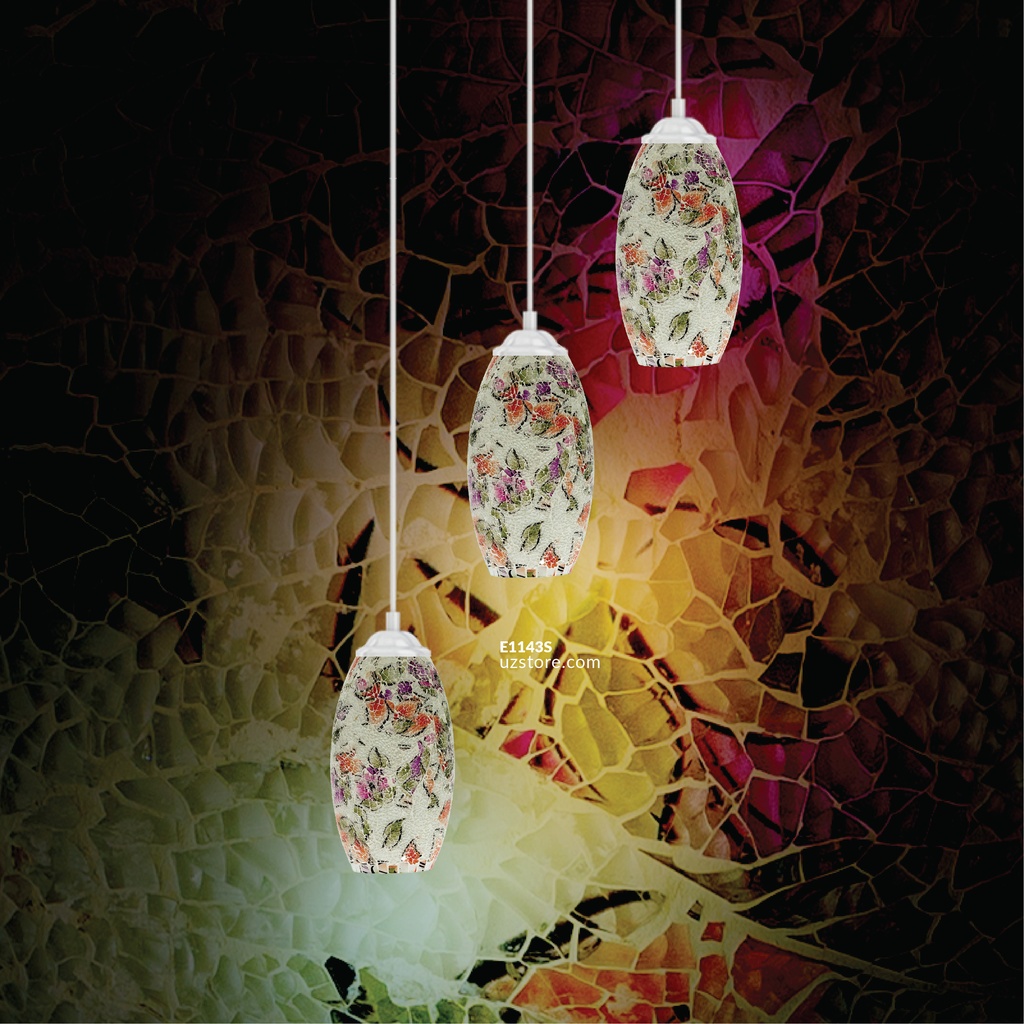 Celling Mosaic Glass Light