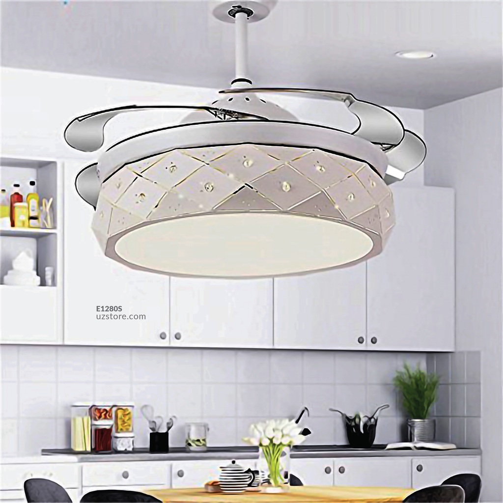 Decorative Fan With LED 2028- 366
