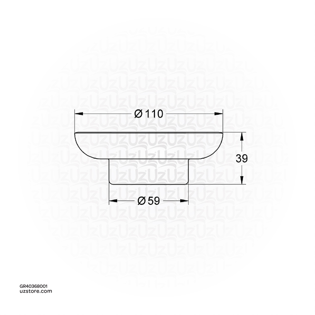 GROHE Essentials Soap dish , 40368001 , glass clear