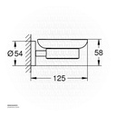 GROHE Essentials Soap Dish w.holder 40444001