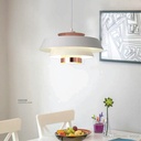 Hanging Light E27 8025/1 WH+ROSE GD