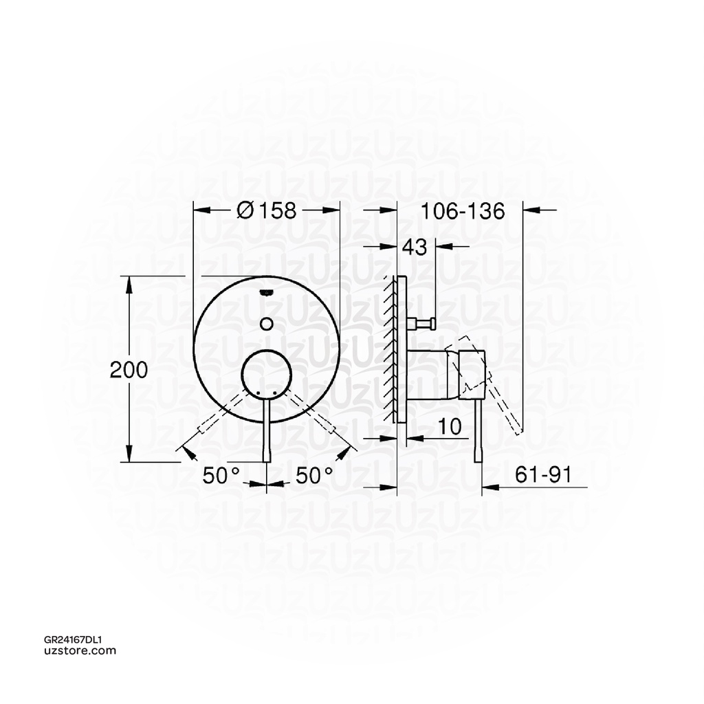 GROHE Essence Single-lever mixer with 2-way diverter , 24167DL1 , brushed warm sunset