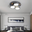 Three-hexagonal wooden ceiling lamp X9365-3