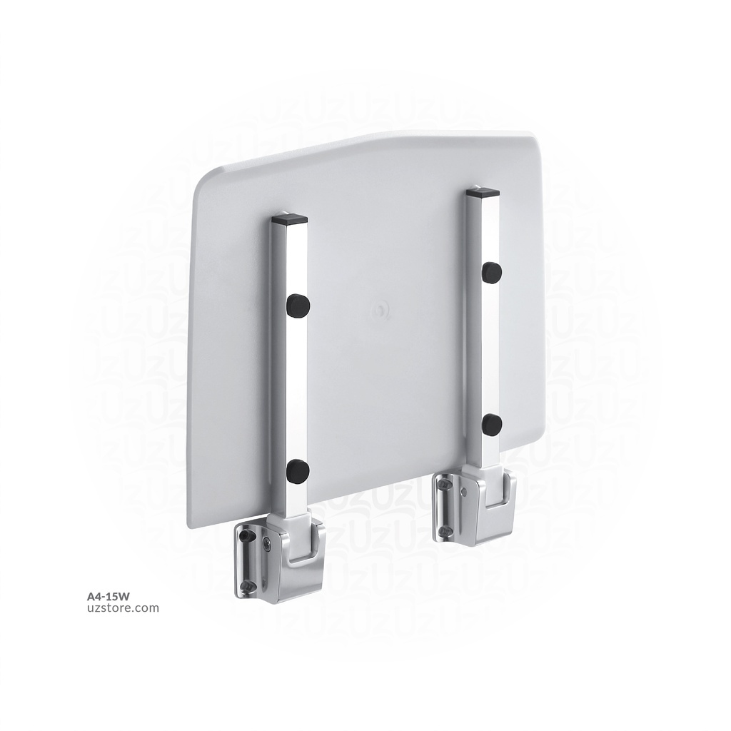 White Shower seat 35x33.8x7cm Aluminum, ABS 