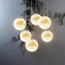 Hanging Light E27 DH057Moon-40CM White