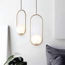 Hanging Light E27 YG023-C Small Gold 