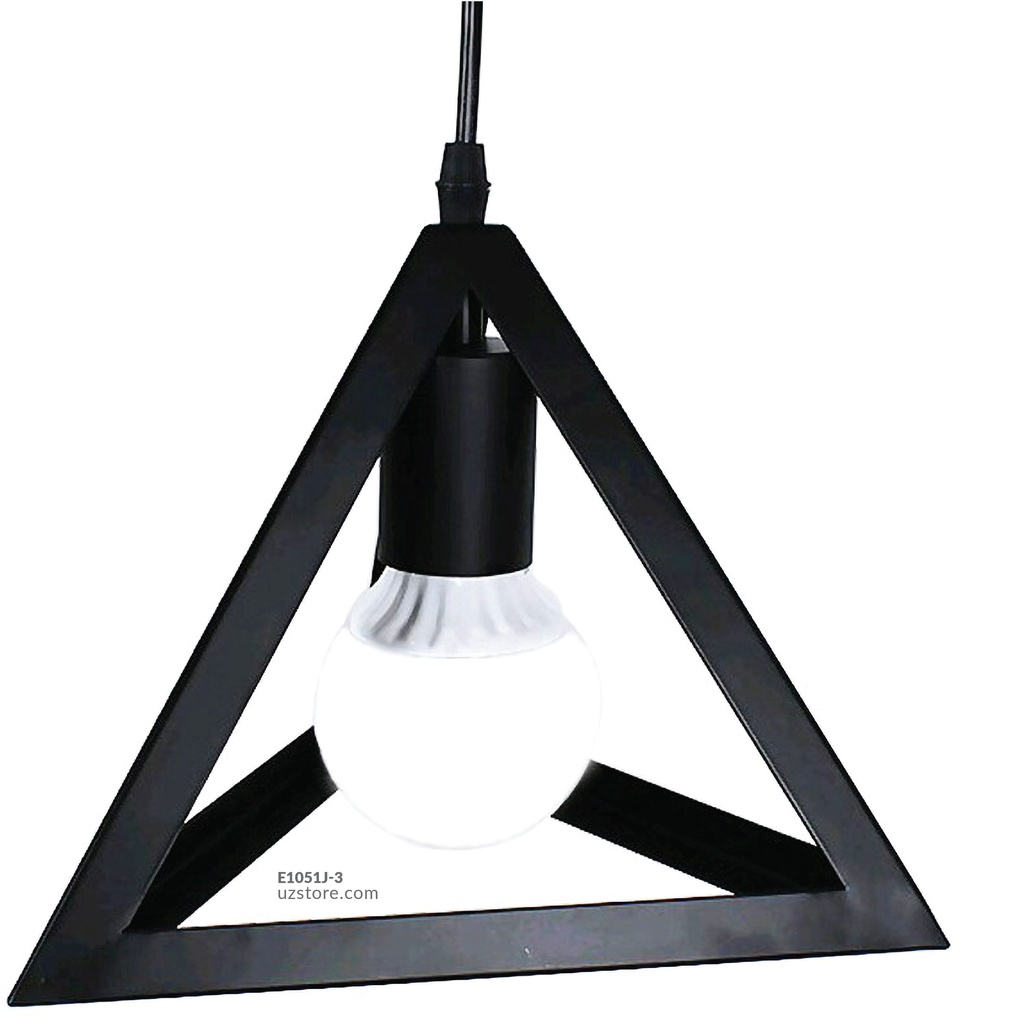 Trible Hanging Light 6510/3 E27 WH