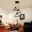 Trible Hanging Light 6510/3 E27 WH
