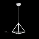 LED Hanging Light pyramid 860664PA White 35W AC165-265V