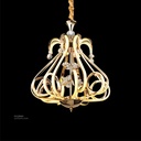 LED Hanging Light 860801/10 Gold 120W AC165-265V