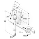 RAK10021 Single liver Basin Mixer